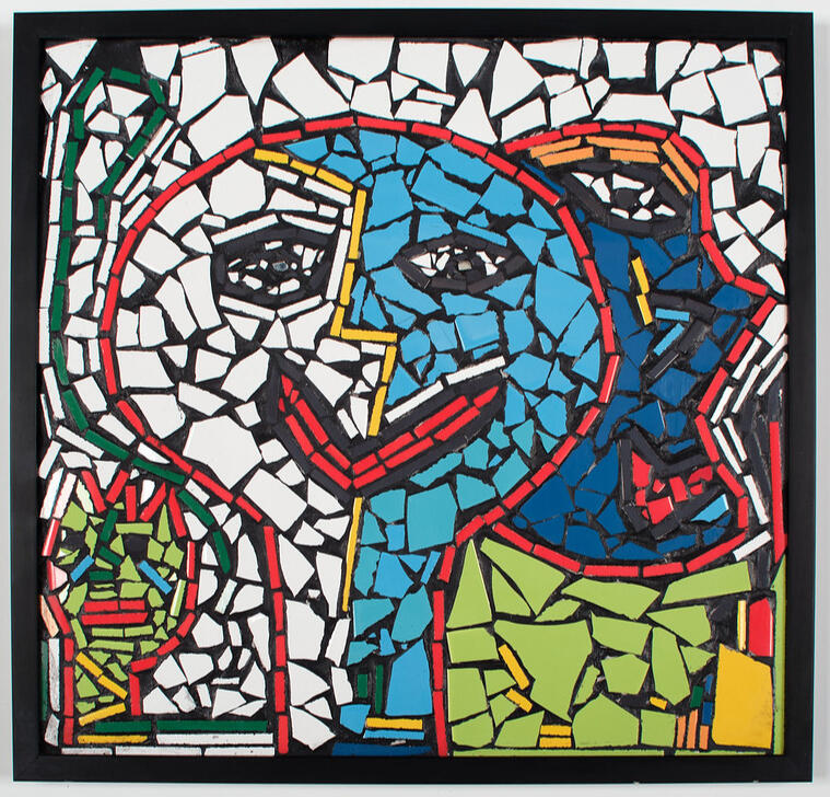 Crazy Eyes, 20” x 19.5”