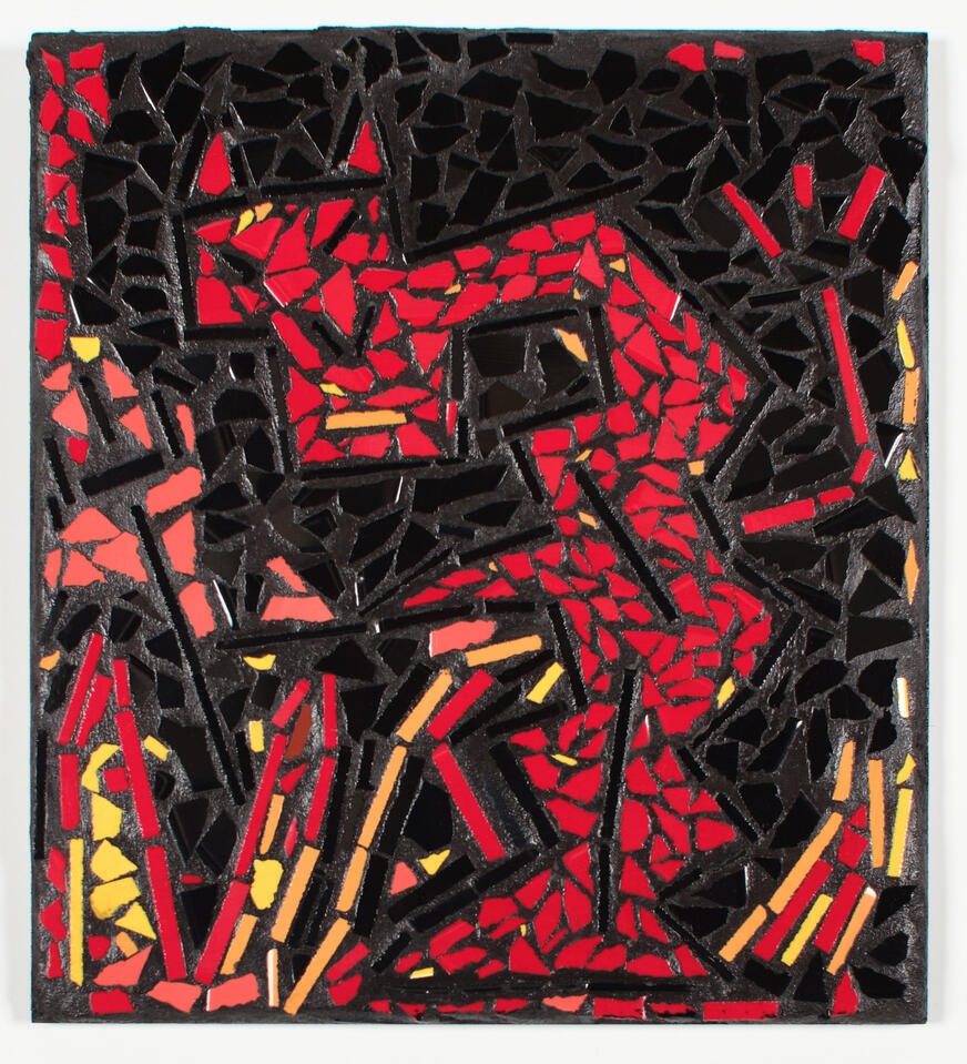 Devil on the Ground, 16” x 14”