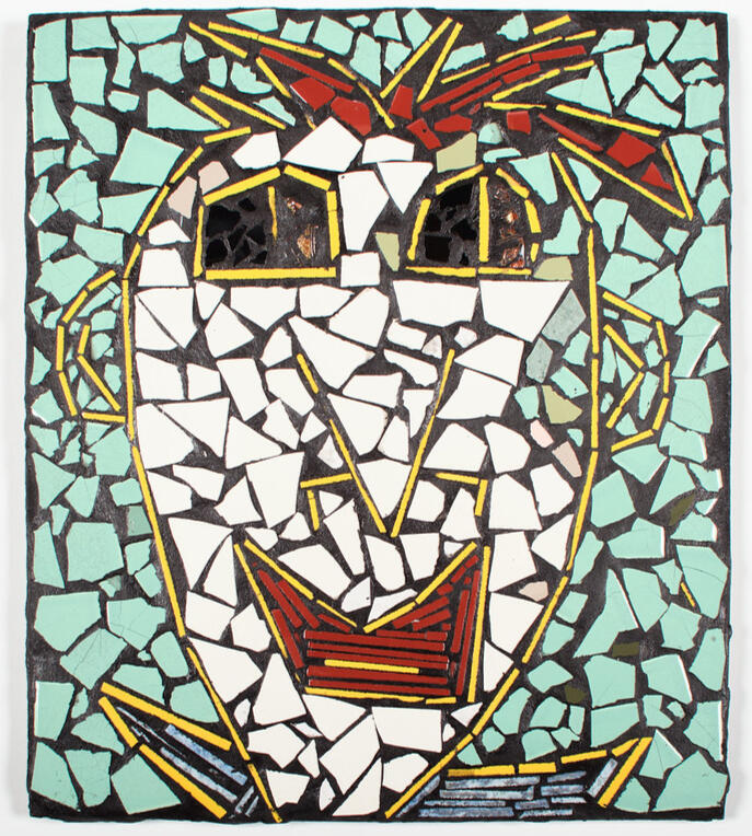 Pineapple Head, 21” x 24”